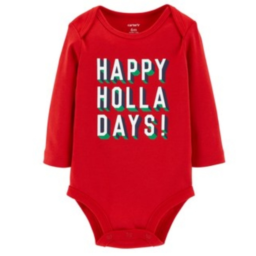 Happy Holla Days Onesie